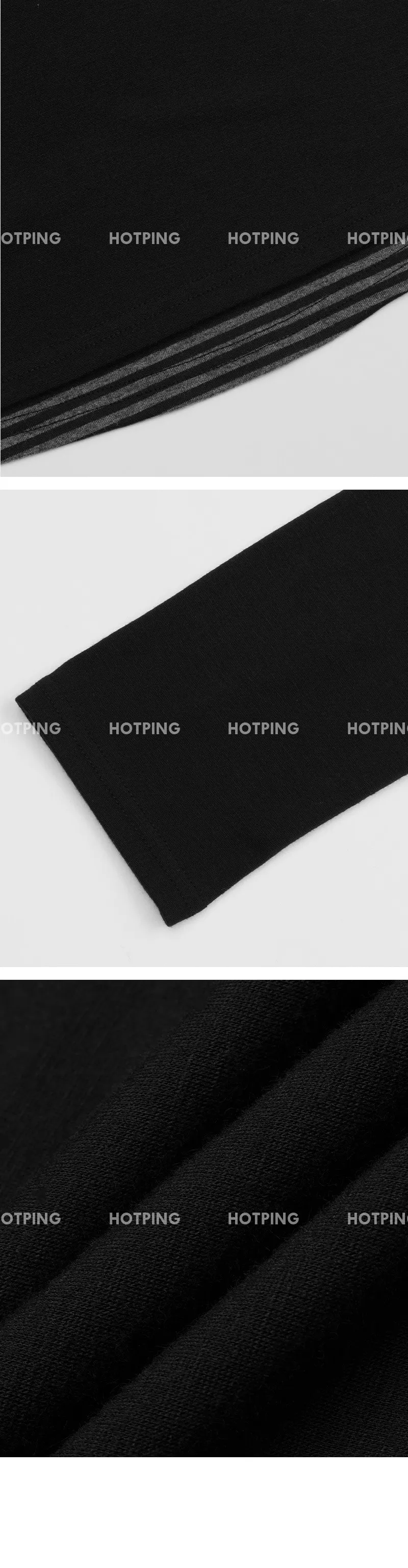 위타임_버튼 레이어드 긴팔 티셔츠 