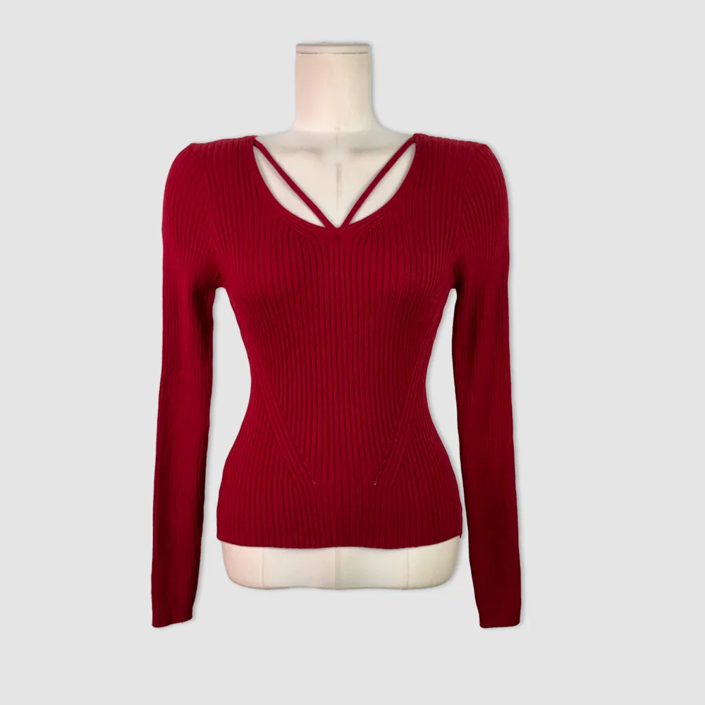 긴팔 티셔츠 로즈 색상 이미지-S1L15