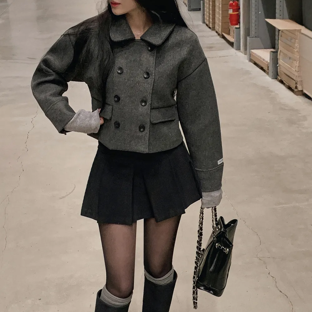 긴팔 티셔츠 모델 착용 이미지-S1L56