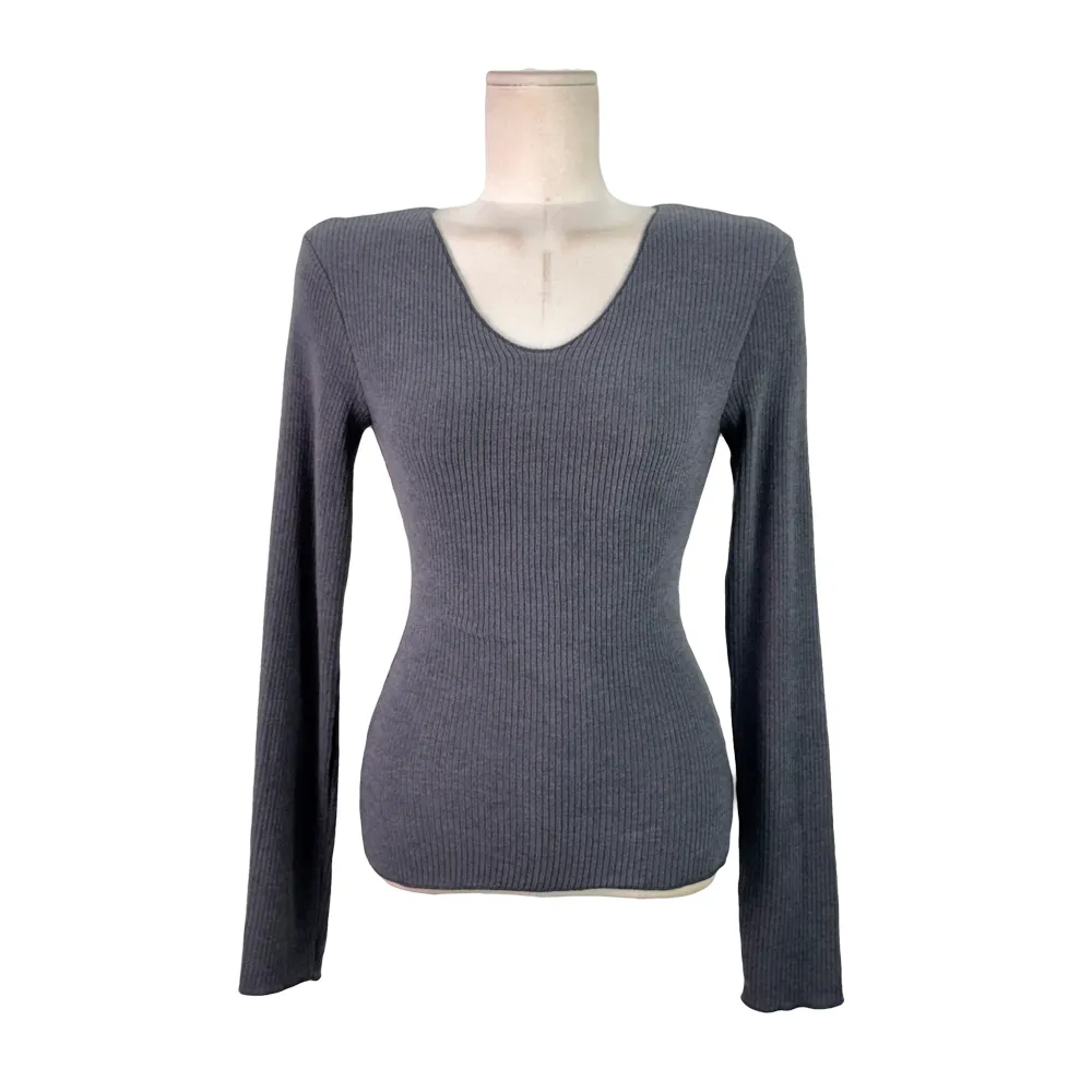 긴팔 티셔츠 차콜 색상 이미지-S1L19