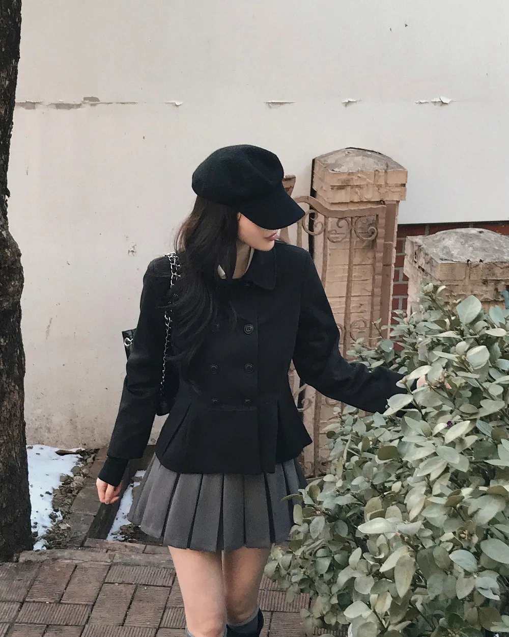 미니 스커트 모델 착용 이미지-S1L69