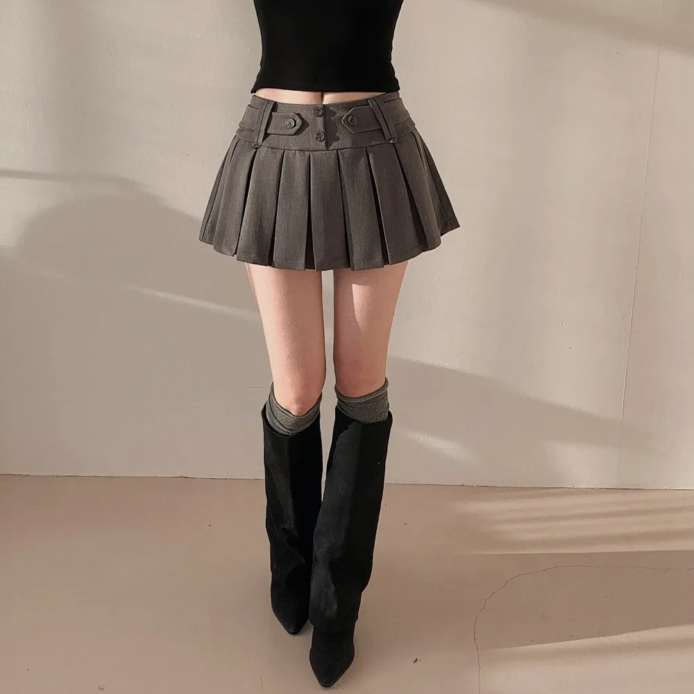 미니 스커트 모델 착용 이미지-S1L22