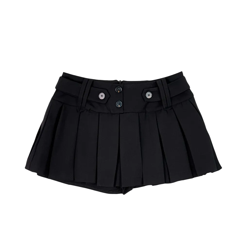 미니 스커트 차콜 색상 이미지-S1L79