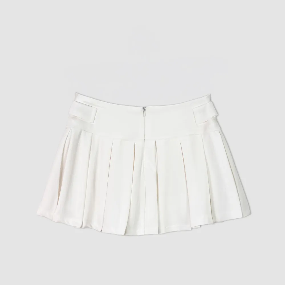 미니 스커트 화이트 색상 이미지-S1L83