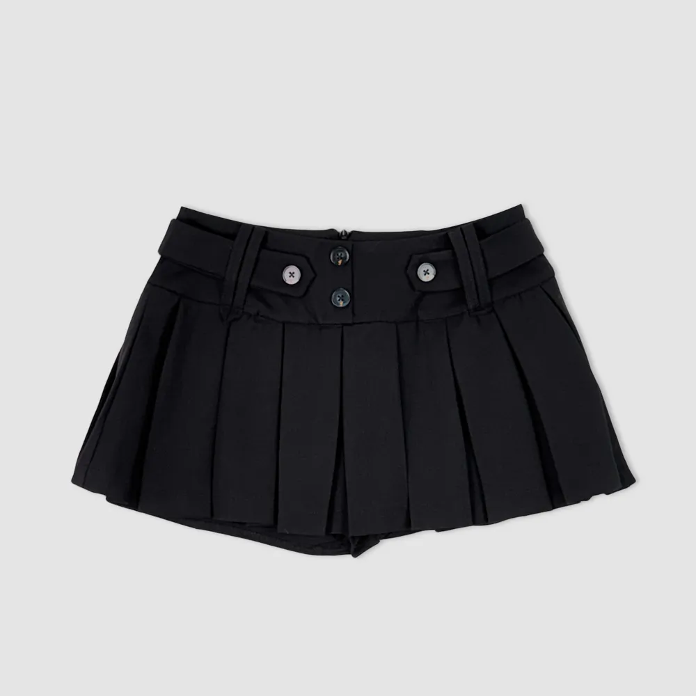 미니 스커트 차콜 색상 이미지-S1L80