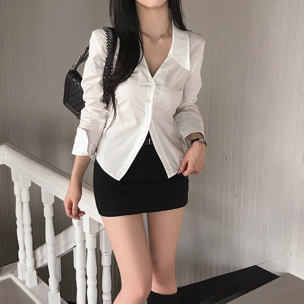 미니 스커트 모델 착용 이미지-S1L36