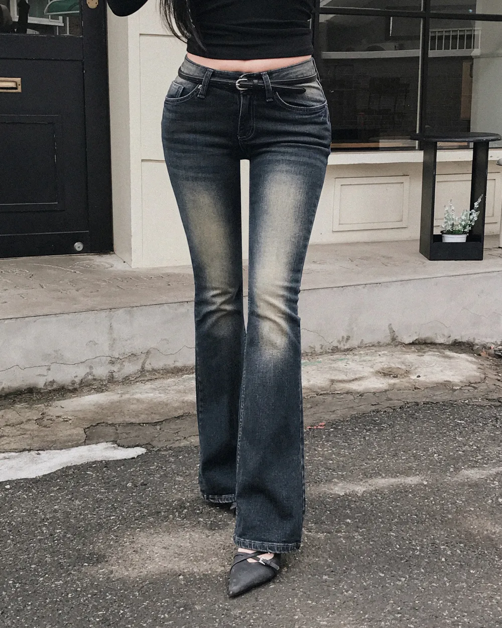 긴팔 티셔츠 모델 착용 이미지-S1L78