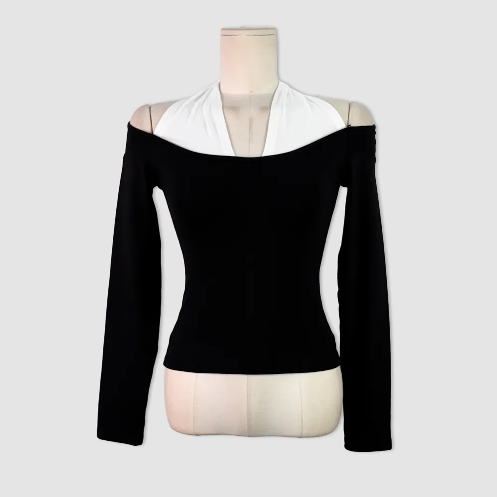 긴팔 티셔츠 차콜 색상 이미지-S1L14