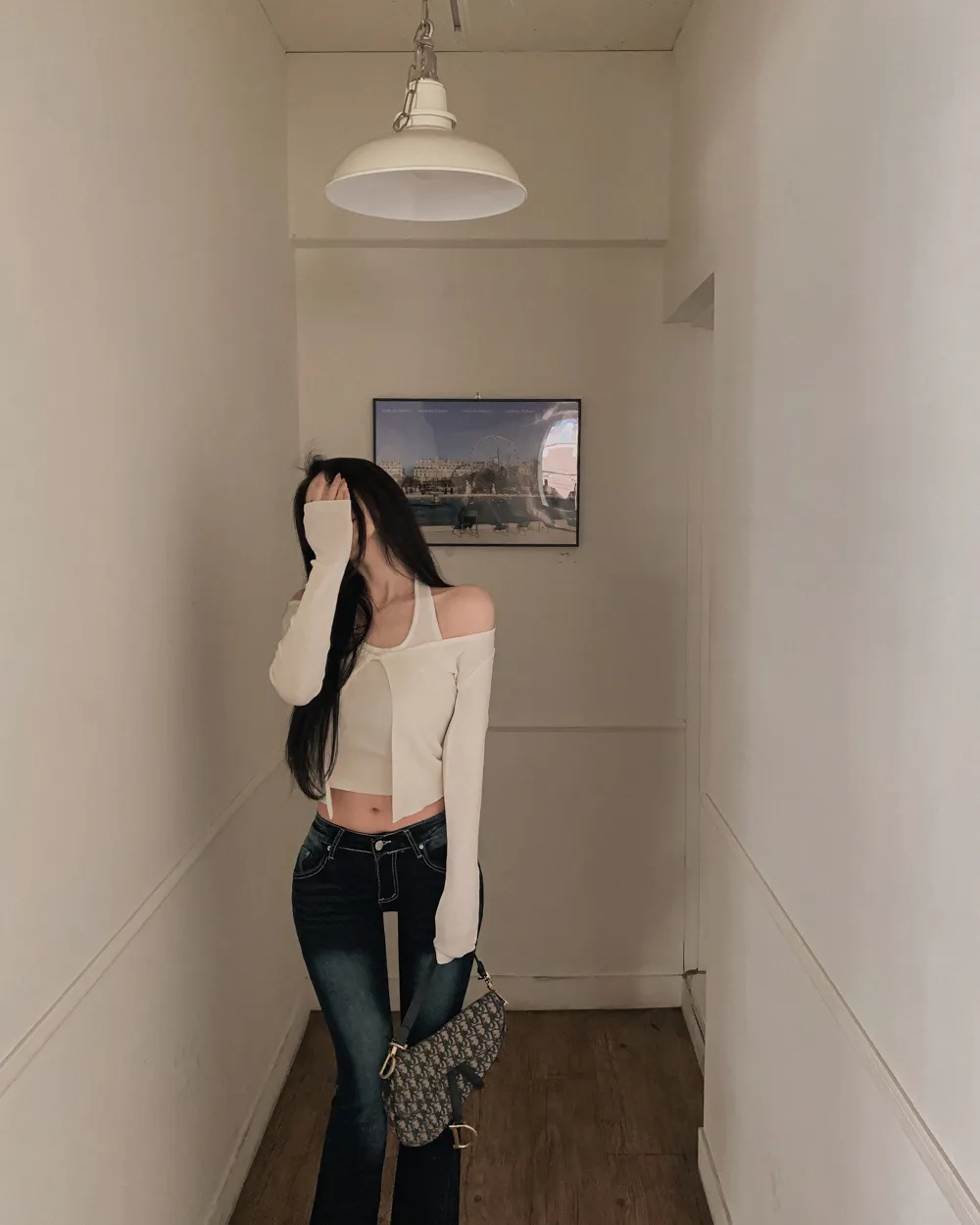 바지 모델 착용 이미지-S1L63