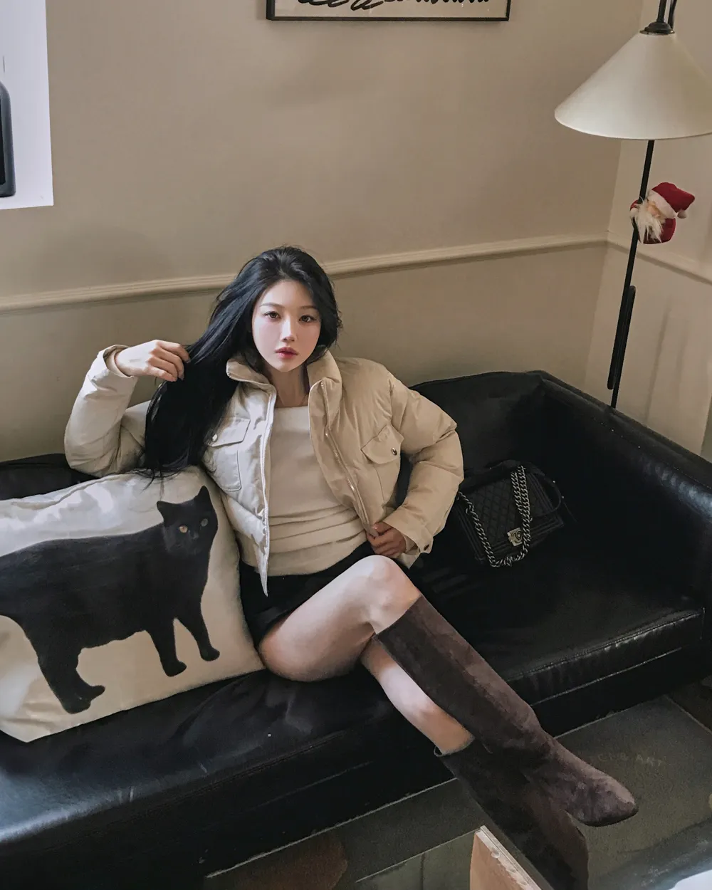 반바지 모델 착용 이미지-S1L94