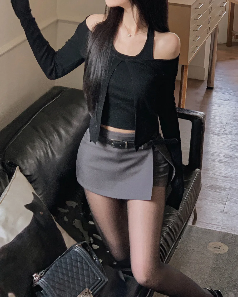 반바지 모델 착용 이미지-S1L34