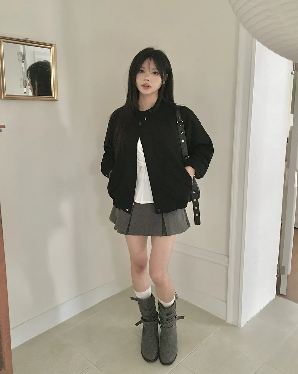 반바지 모델 착용 이미지-S3L55