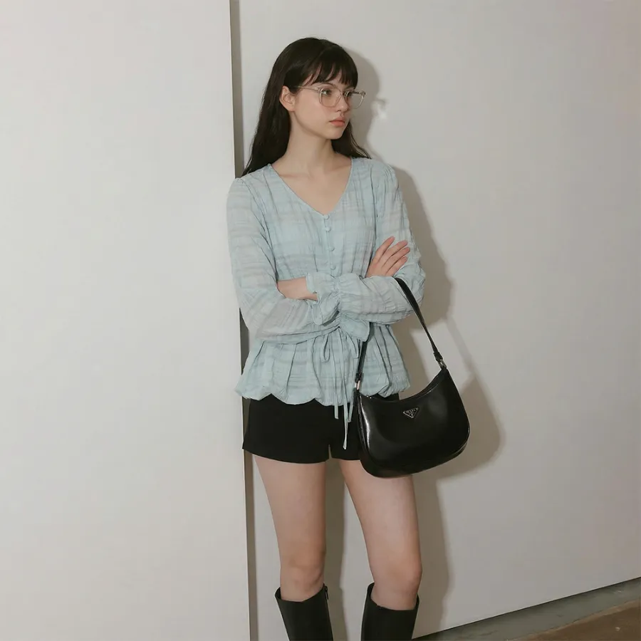 카디건 모델 착용 이미지-S1L32