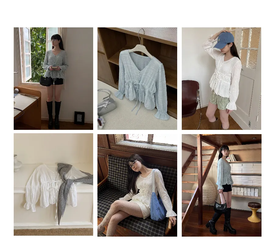 카디건 모델 착용 이미지-S1L38