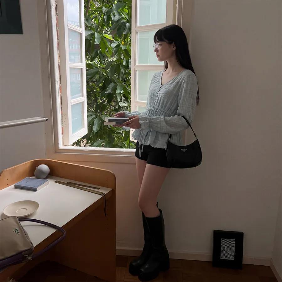 카디건 모델 착용 이미지-S1L24