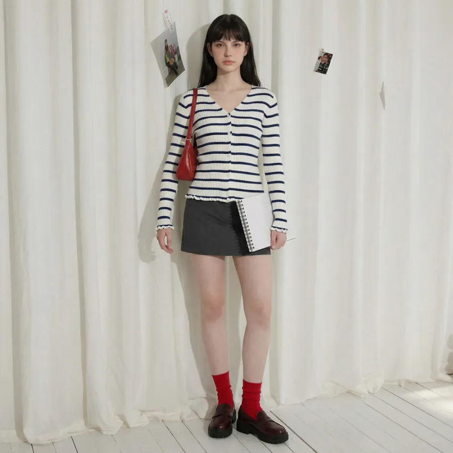 긴팔 티셔츠 모델 착용 이미지-S1L21