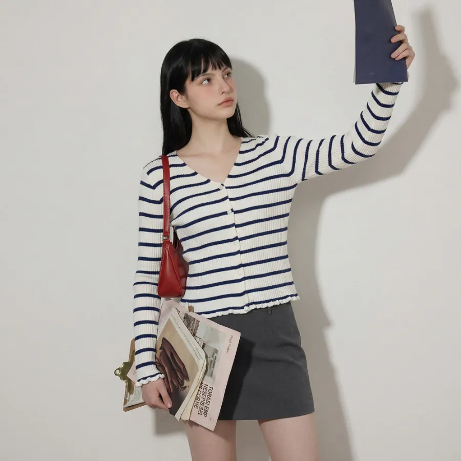 긴팔 티셔츠 모델 착용 이미지-S1L23