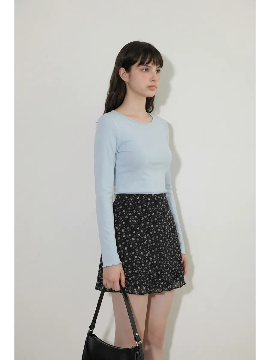 긴팔 티셔츠 모델 착용 이미지-S1L40