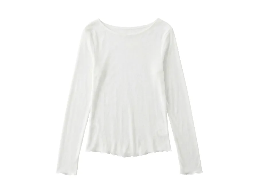 긴팔 티셔츠 화이트 색상 이미지-S2L1