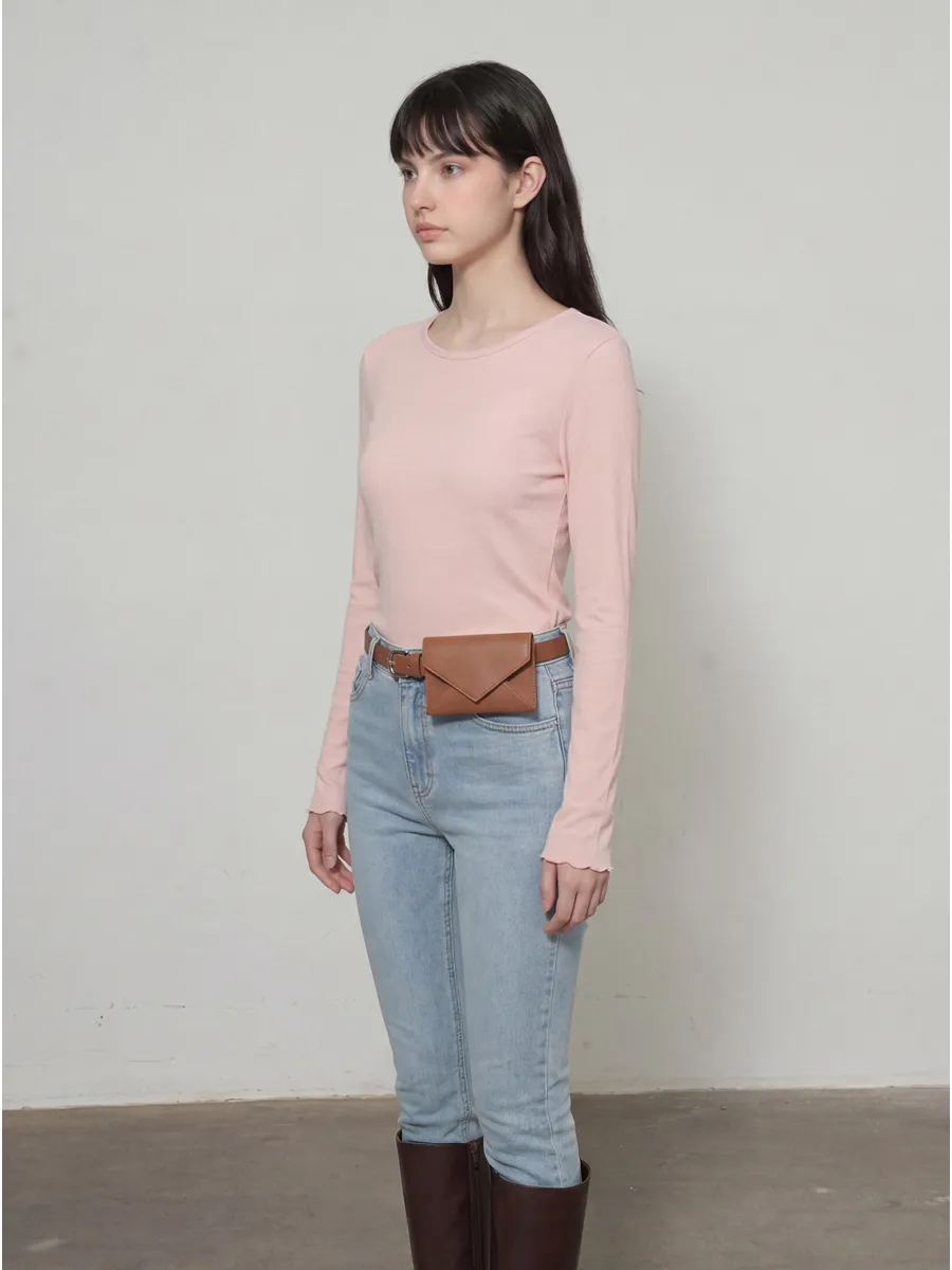 긴팔 티셔츠 모델 착용 이미지-S1L31