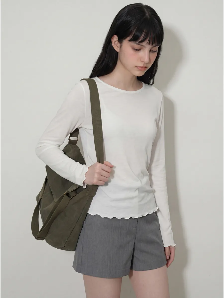 긴팔 티셔츠 모델 착용 이미지-S1L14