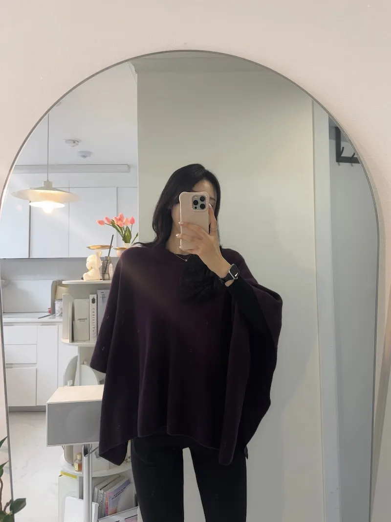 긴팔 티셔츠 모델 착용 이미지-S1L59