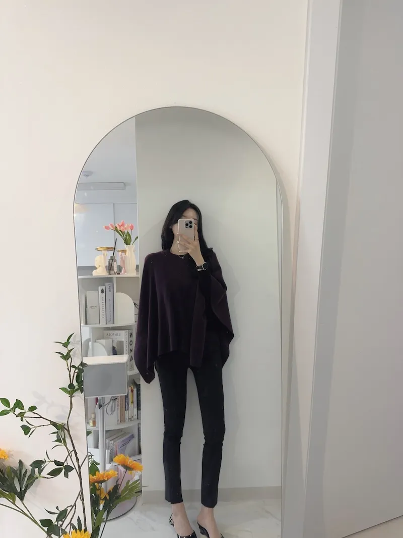 긴팔 티셔츠 모델 착용 이미지-S1L62