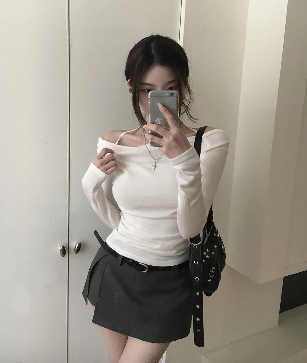 카디건 모델 착용 이미지-S5L9