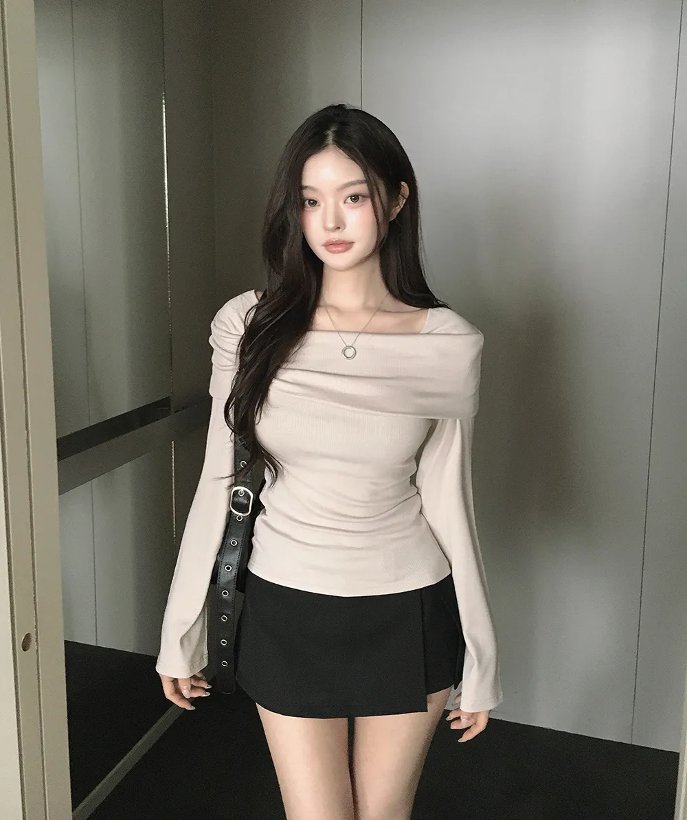 카디건 모델 착용 이미지-S2L45