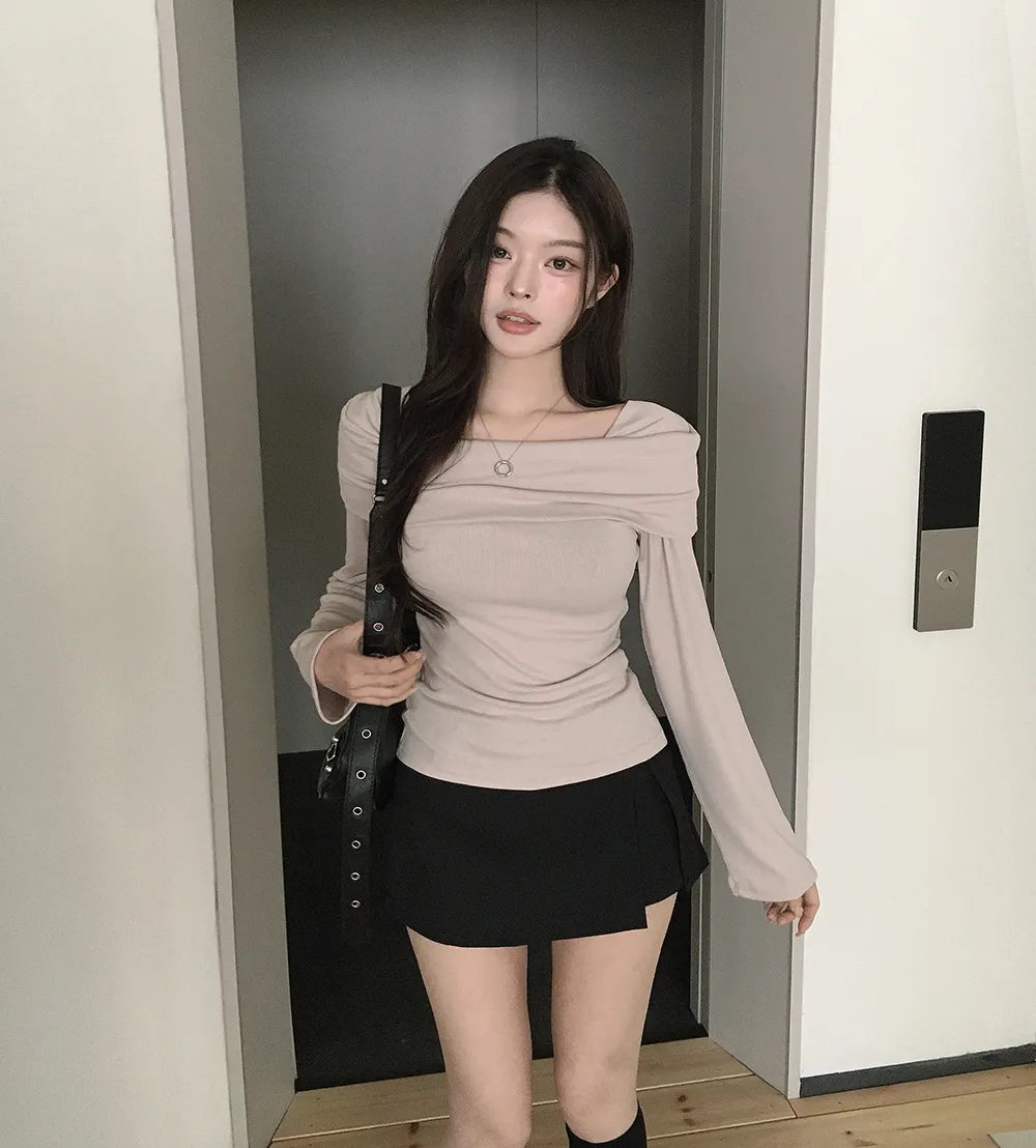 카디건 모델 착용 이미지-S2L41