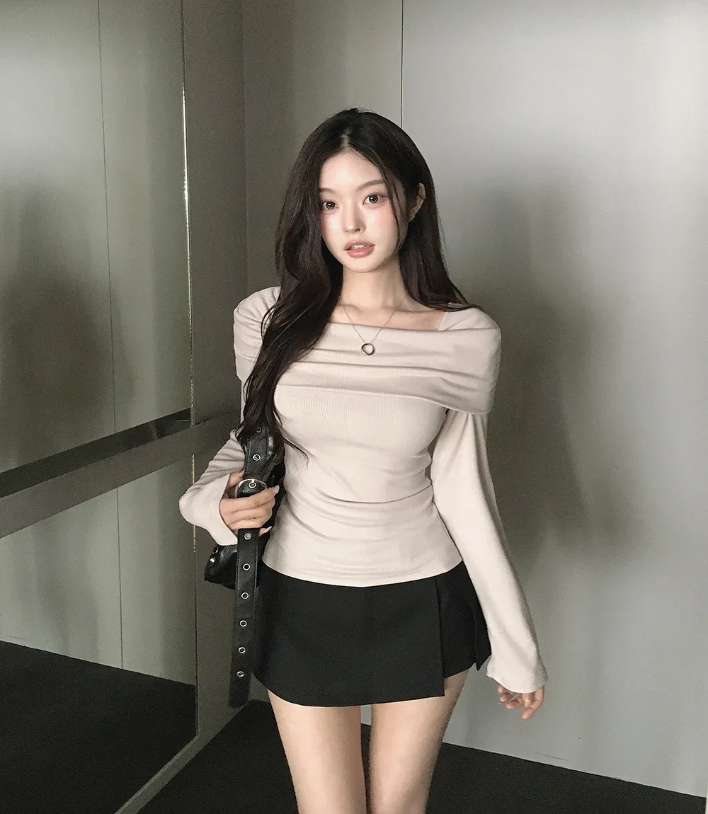 카디건 모델 착용 이미지-S2L46