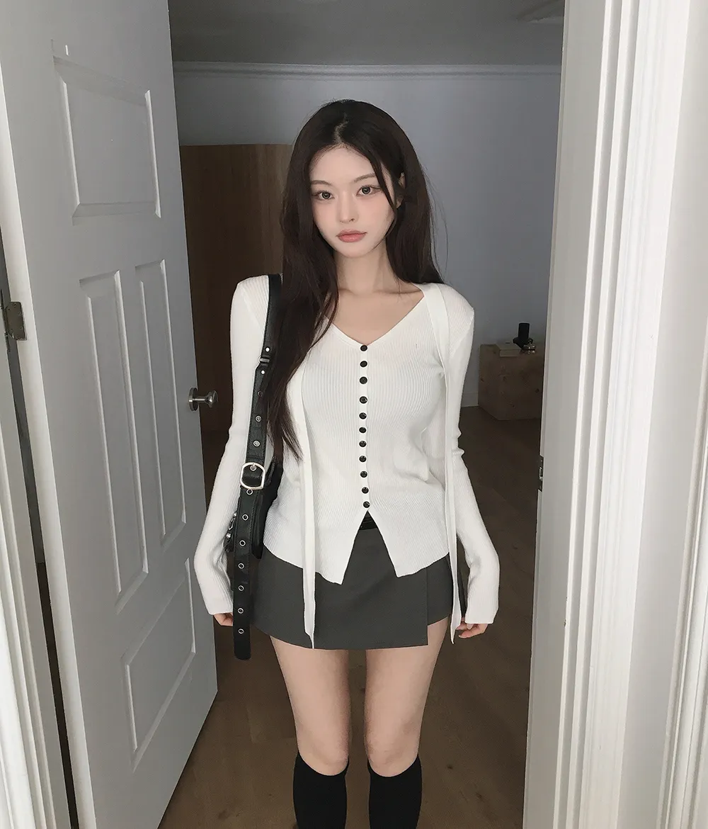 카디건 모델 착용 이미지-S2L37