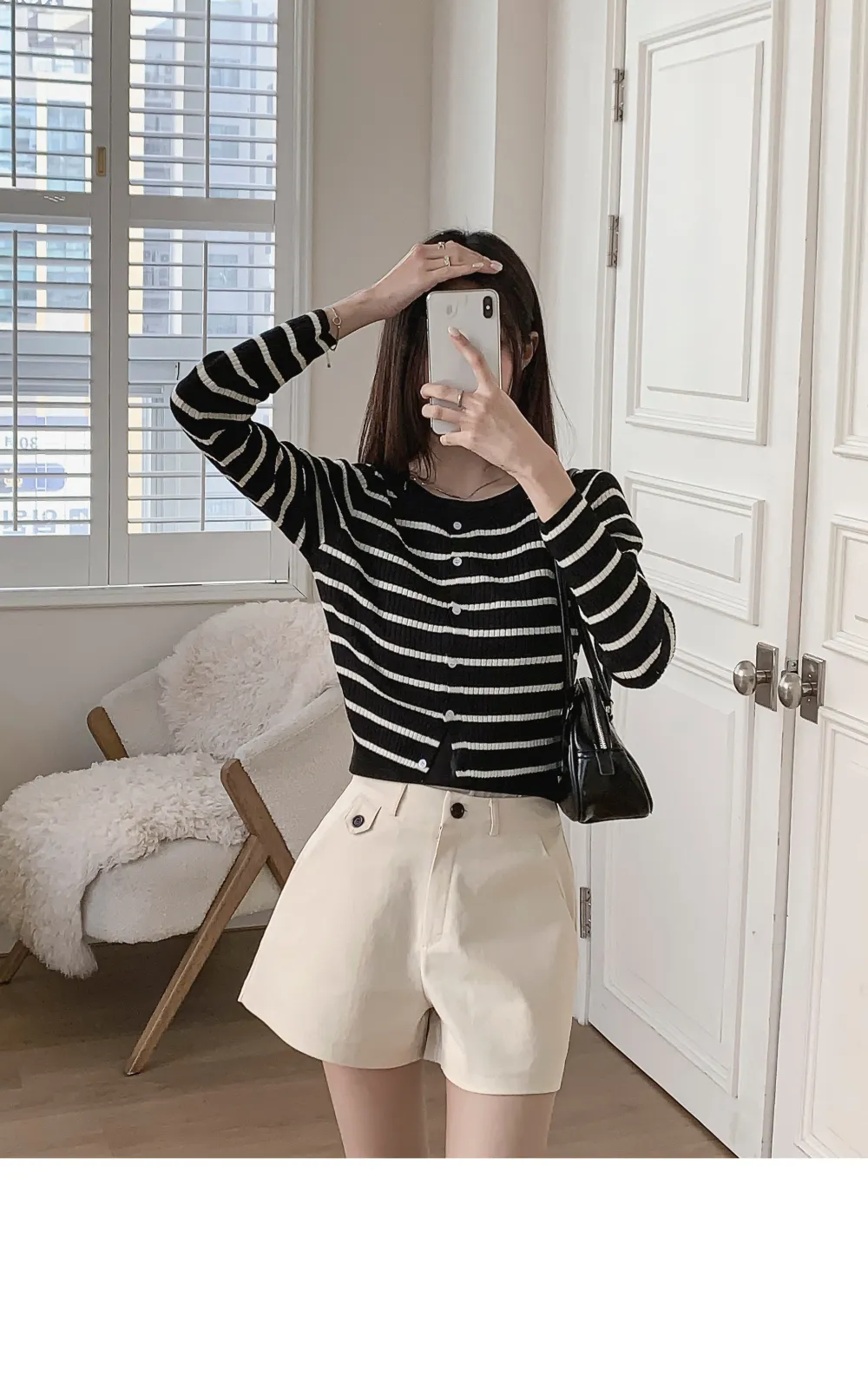 반바지 모델 착용 이미지-S2L54