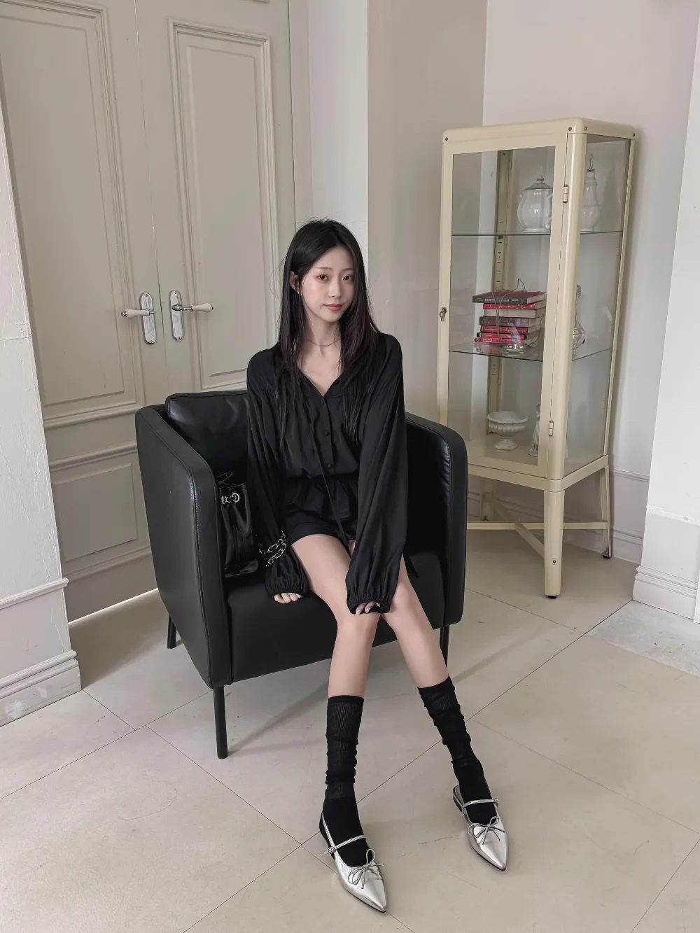 반바지 모델 착용 이미지-S1L42