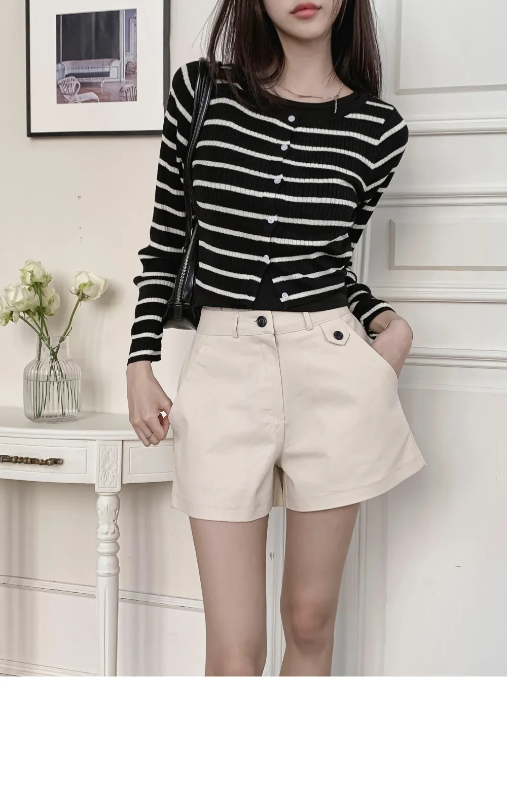 반바지 모델 착용 이미지-S2L50