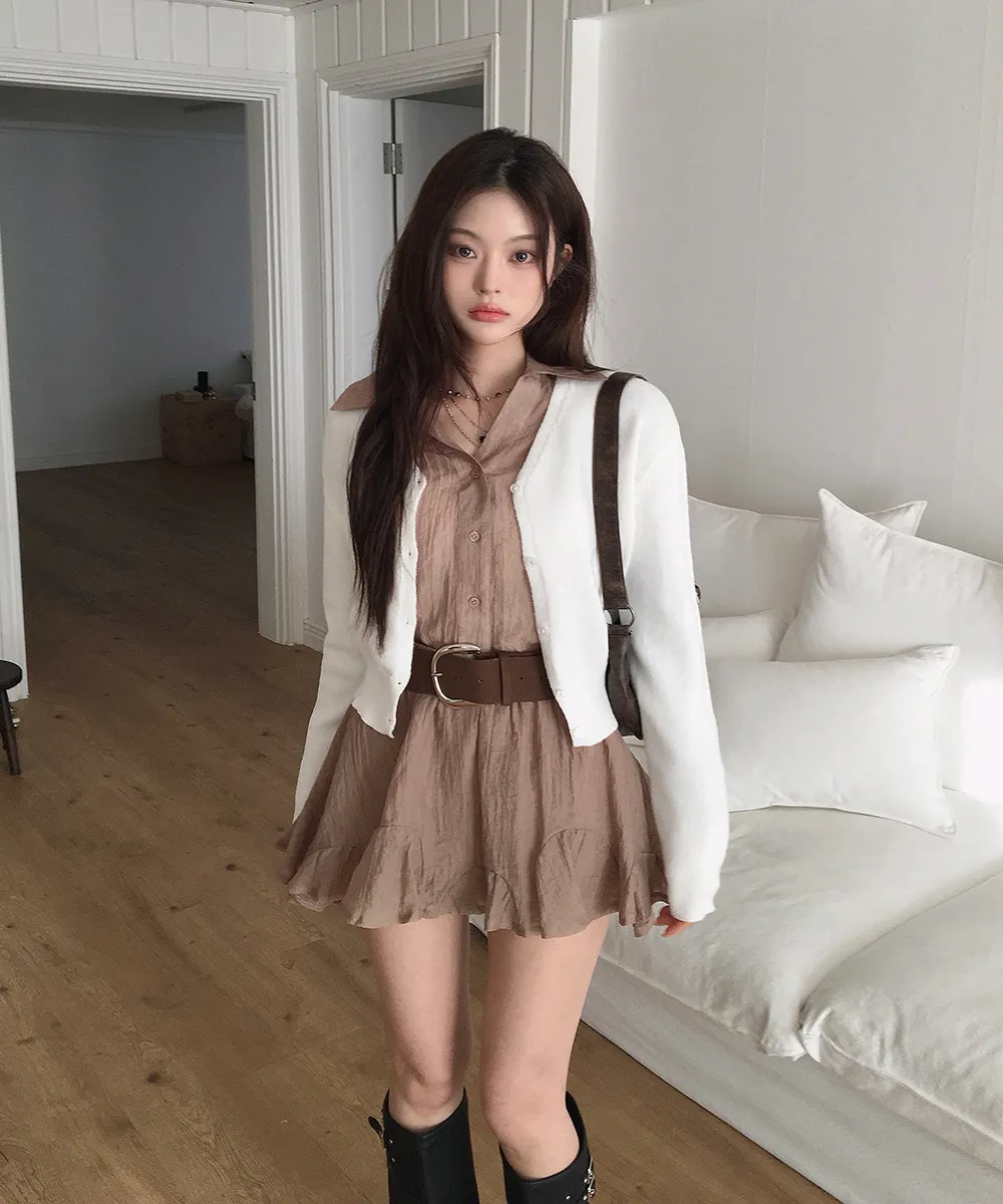 카디건 모델 착용 이미지-S3L52