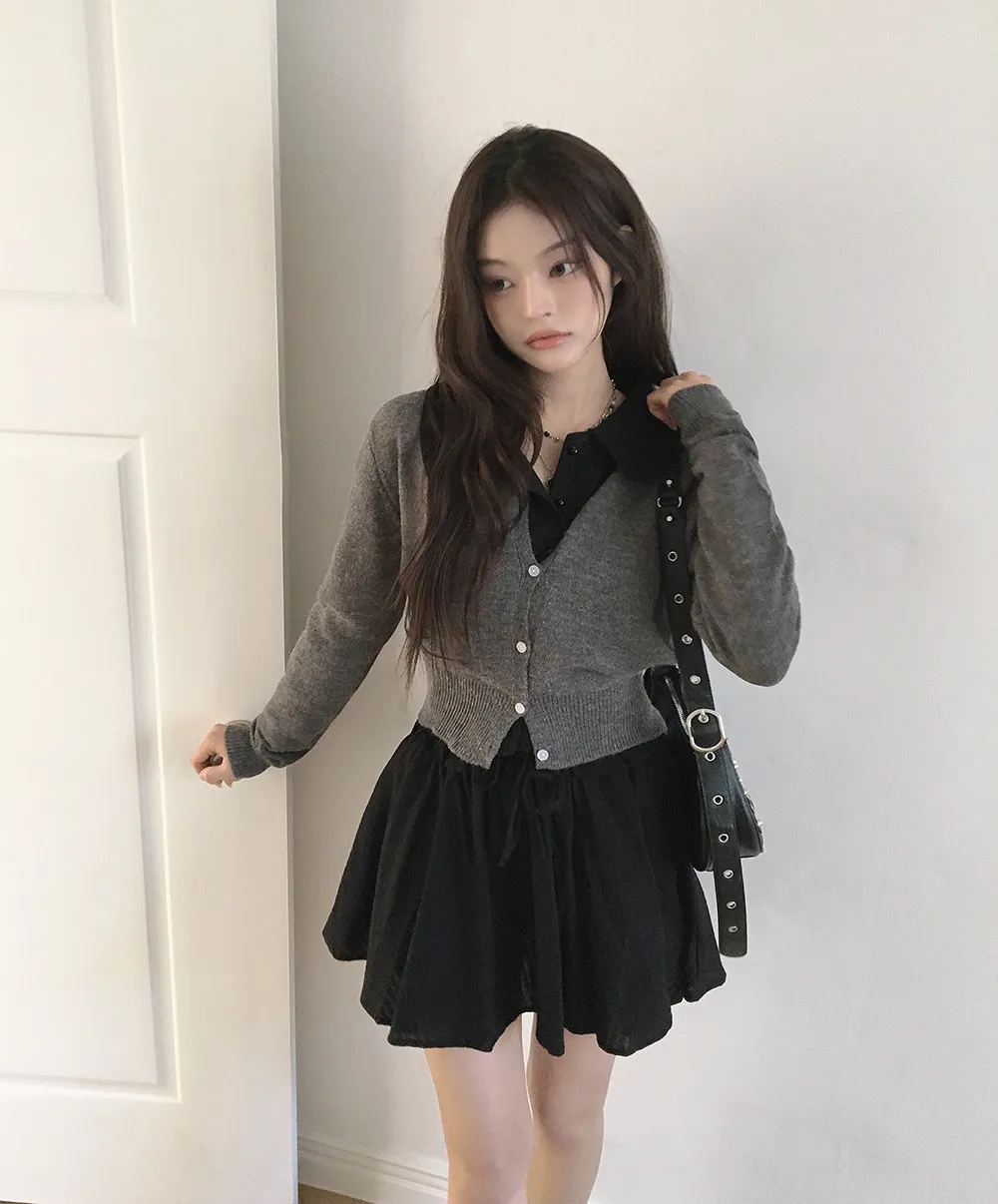 카디건 모델 착용 이미지-S3L54