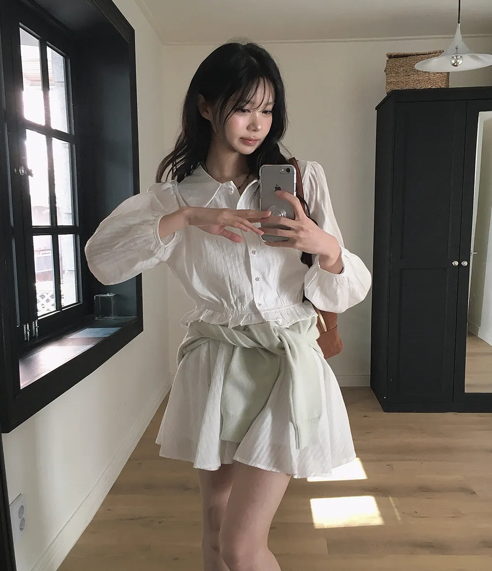 카디건 모델 착용 이미지-S3L50