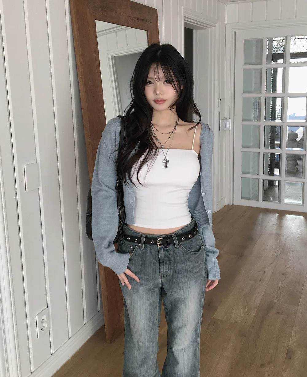 카디건 모델 착용 이미지-S3L37