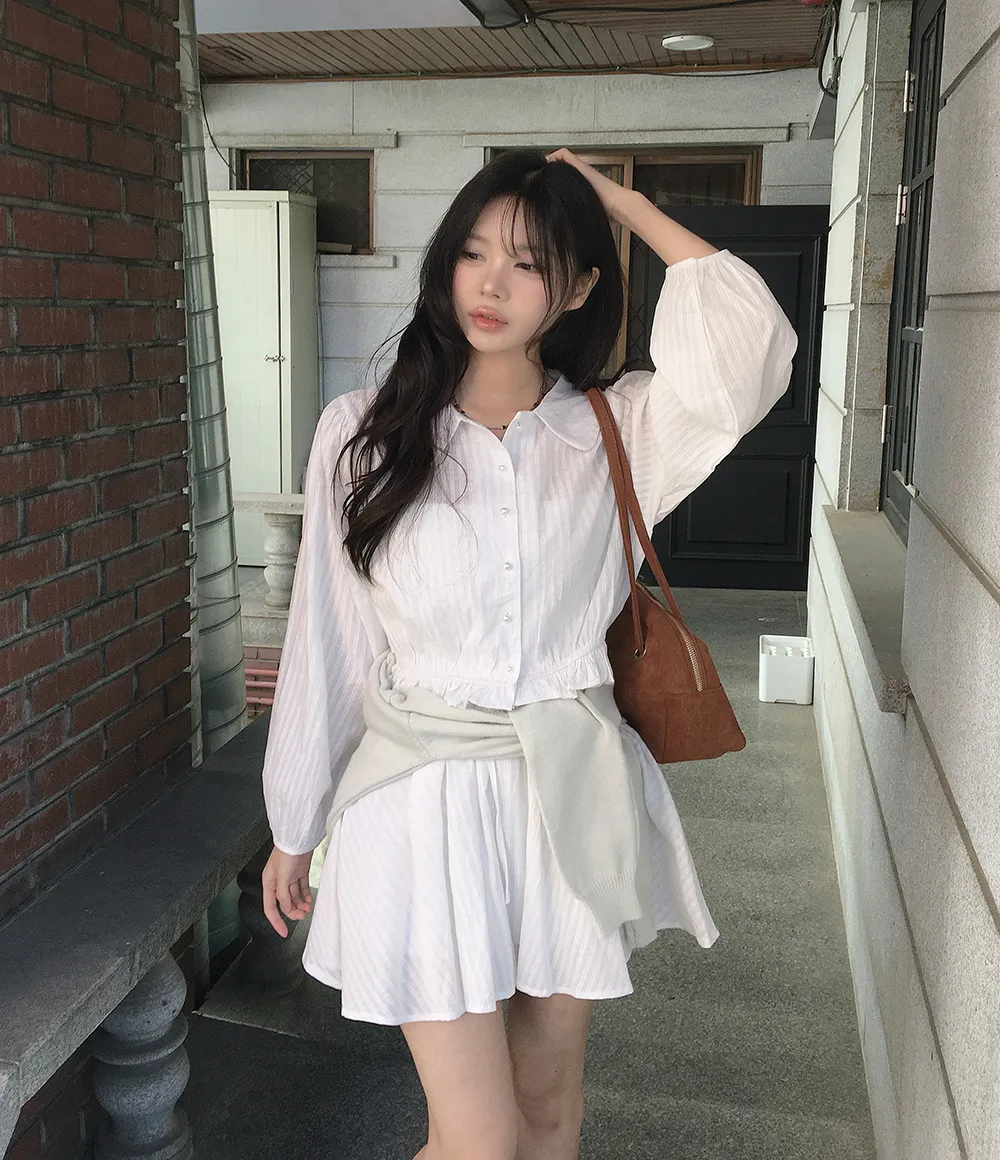 카디건 모델 착용 이미지-S3L49