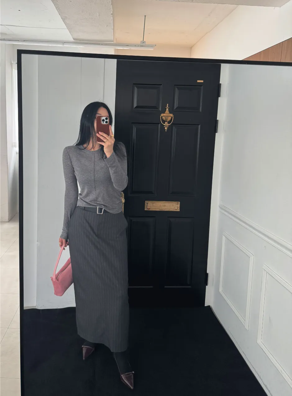 치마 모델 착용 이미지-S1L15