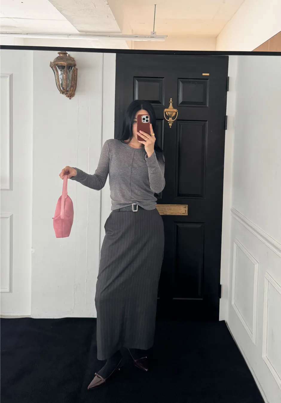 치마 모델 착용 이미지-S1L14