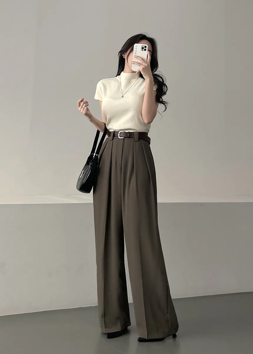 반팔 티셔츠 모델 착용 이미지-S1L50