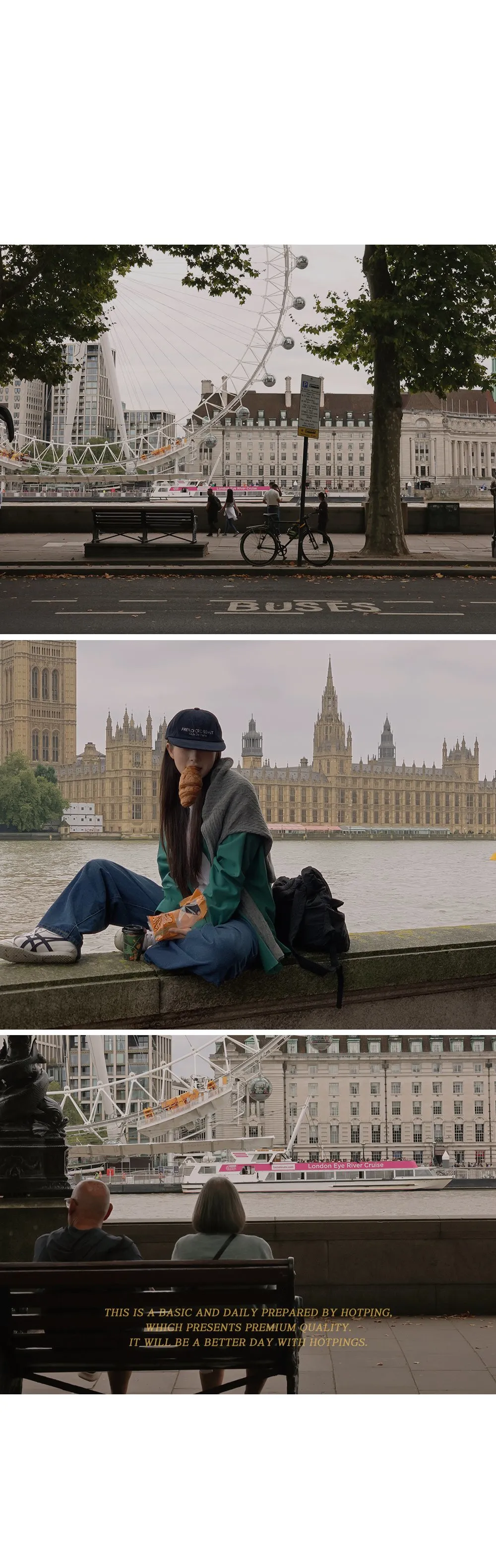 런던무드 오버핏 반팔셔츠