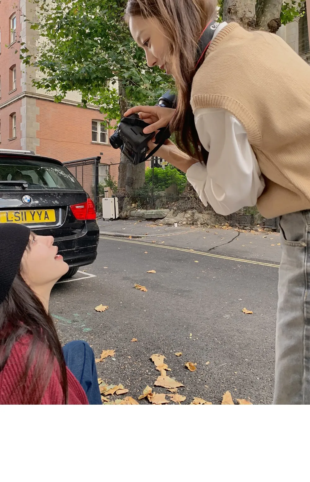 런던무드 오버핏 반팔셔츠