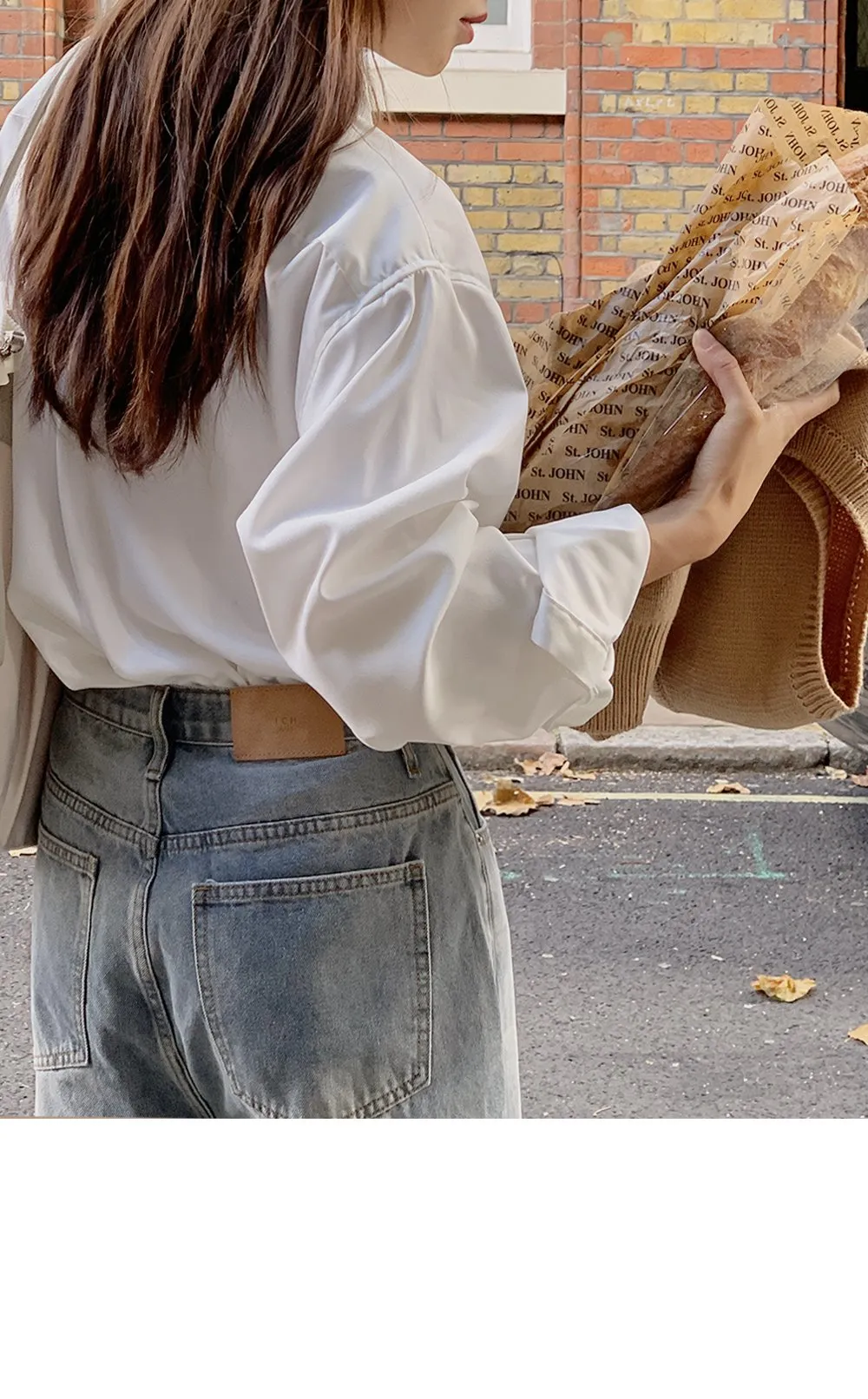 런던무드 오버핏 반팔셔츠