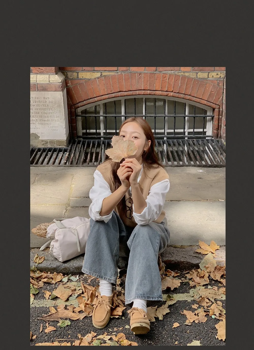 런던무드 오버핏 반팔셔츠