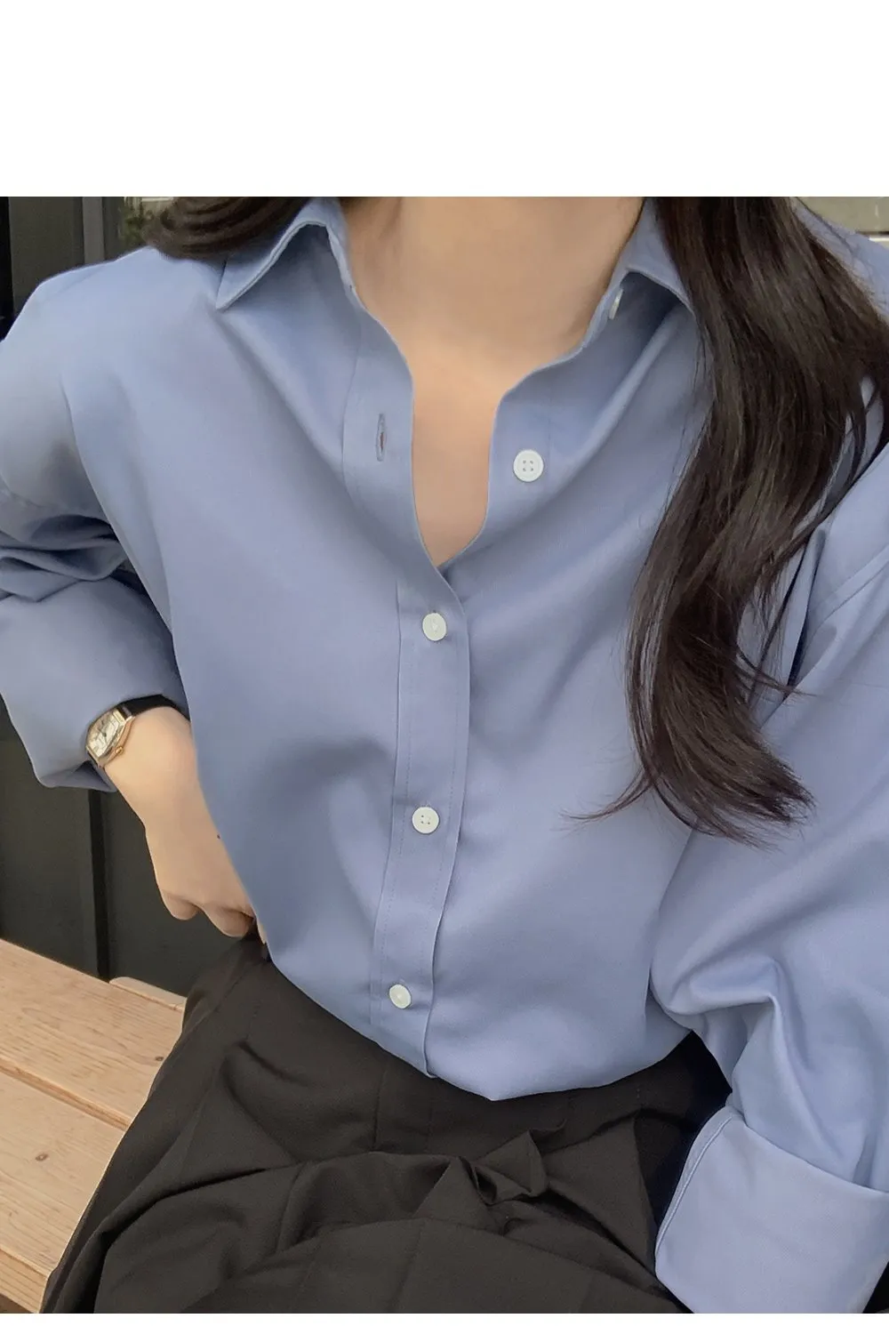 런던무드 오버핏 반팔셔츠