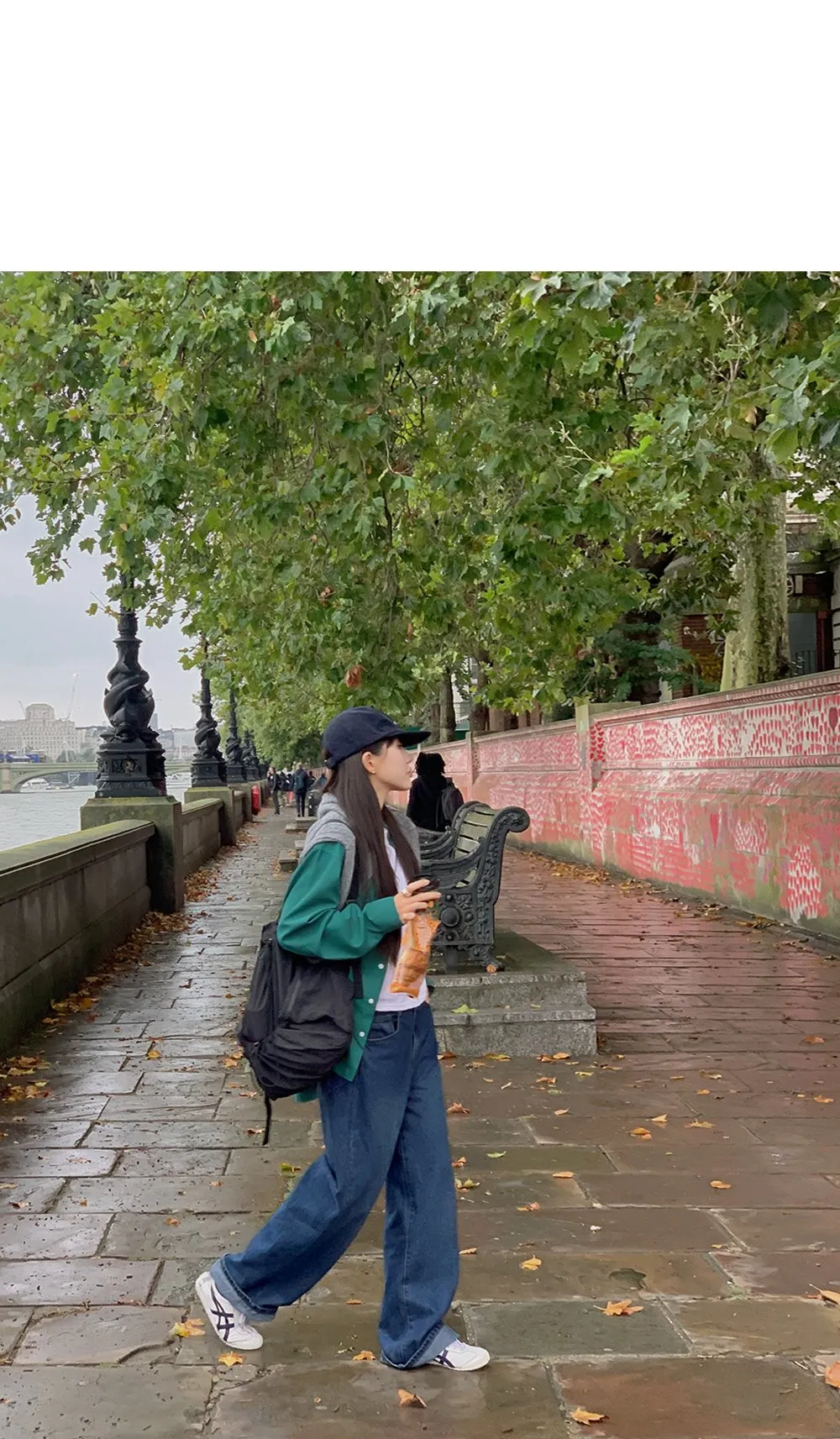 런던무드 오버핏 반팔셔츠