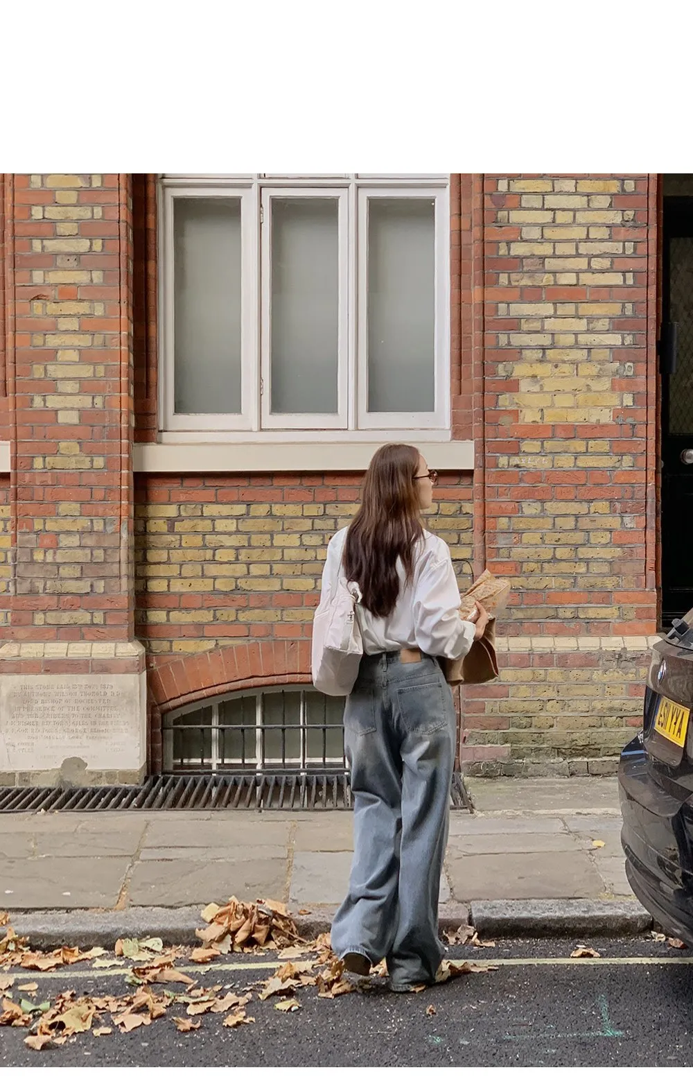 런던무드 오버핏 반팔셔츠